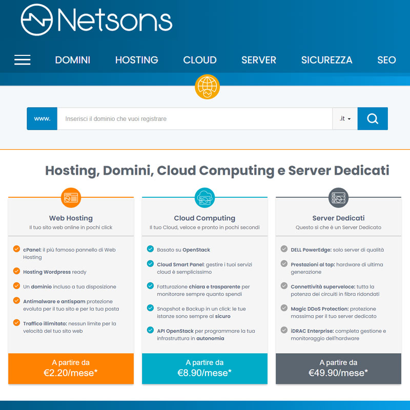 Offerte Netsons