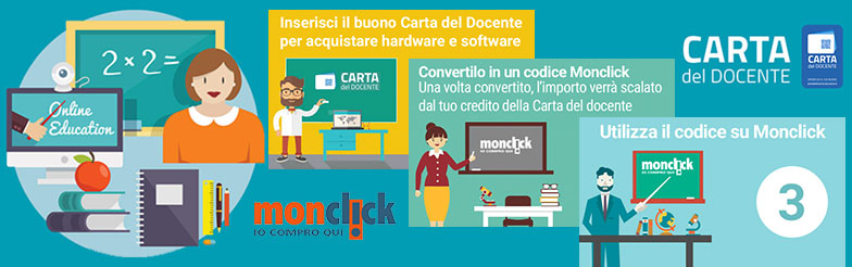 usare la carta del docente su monclick