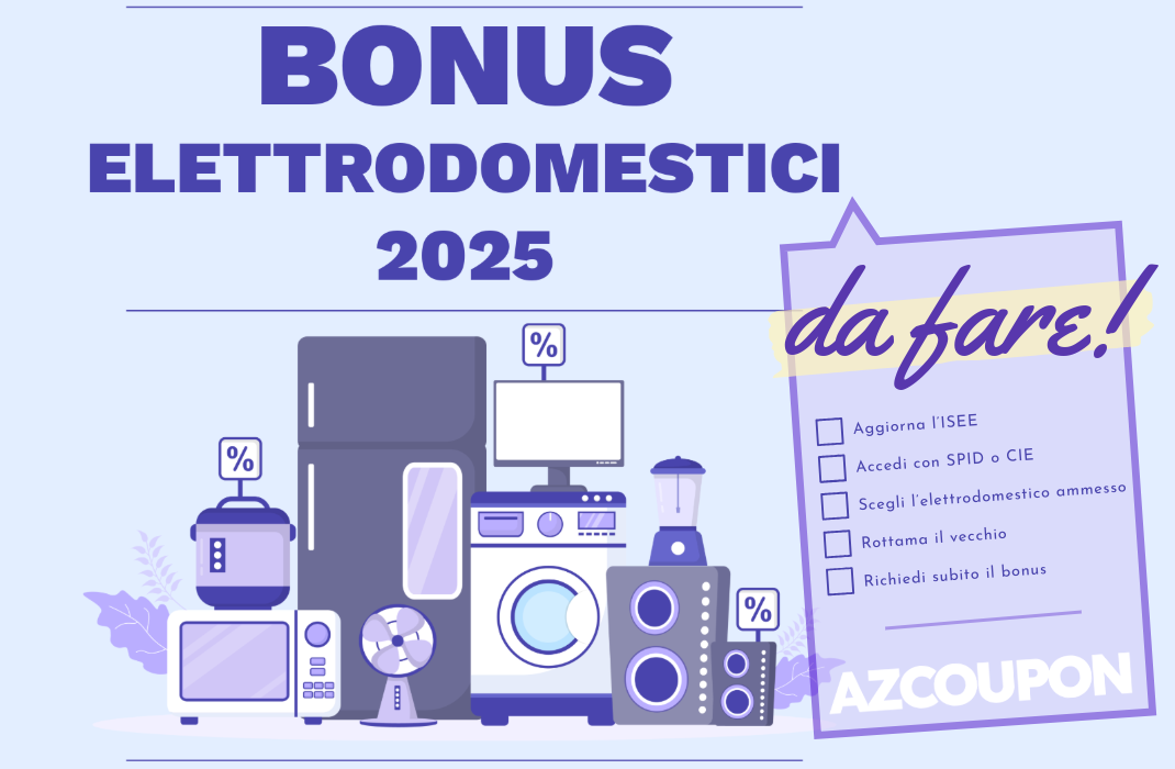 Bonus Elettrodomestici 2025: come avere il voucher sconto fino a 200€