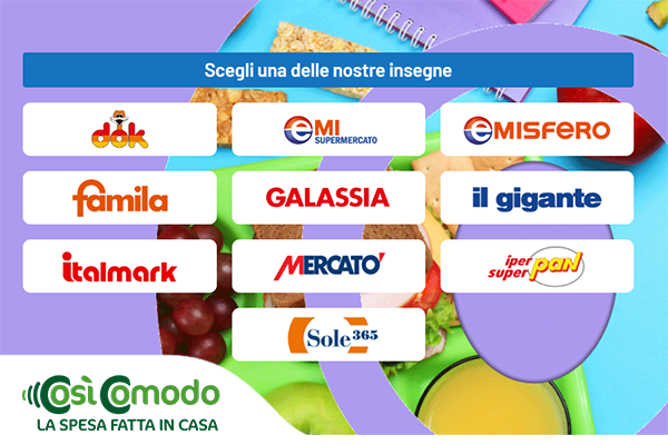 punti vendita Cos&igrave; Comodo