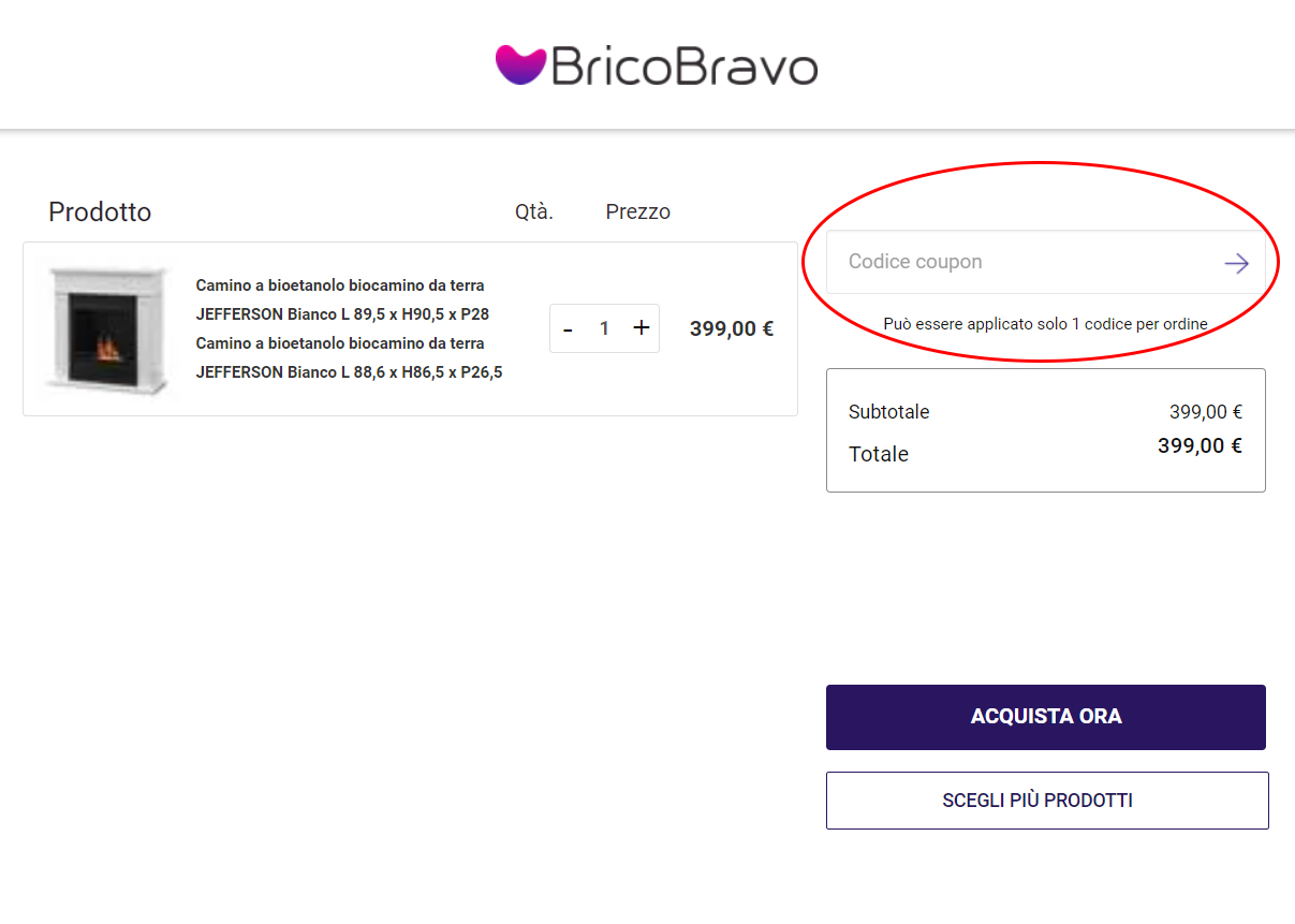 Codice sconto BricoBravo