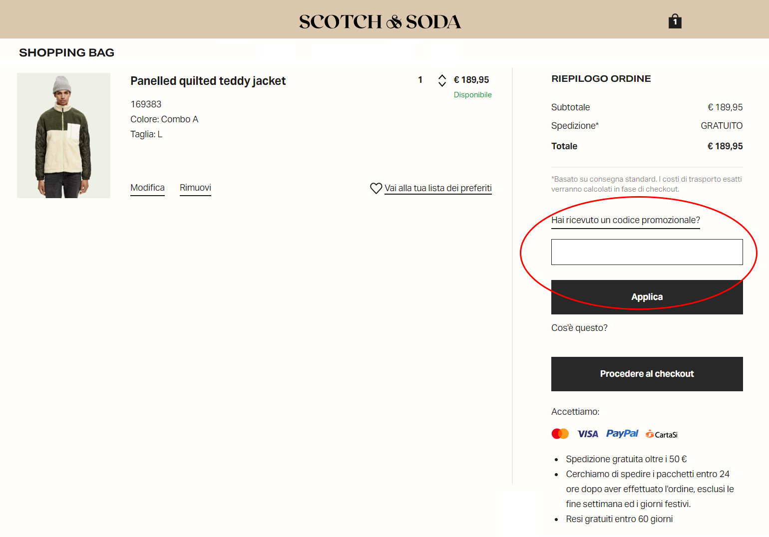 coupon Scotch & Soda